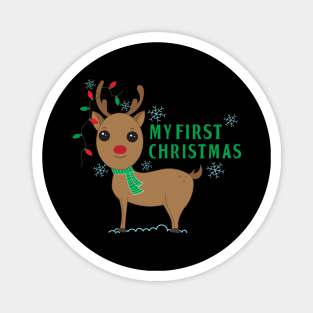 My First Christmas Magnet